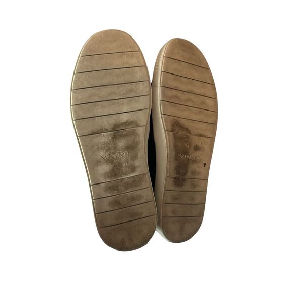 Vince Preston Croc-Embossed Leather Slip-On Sneakers Size 8.5 Black - Picture 5 of 10